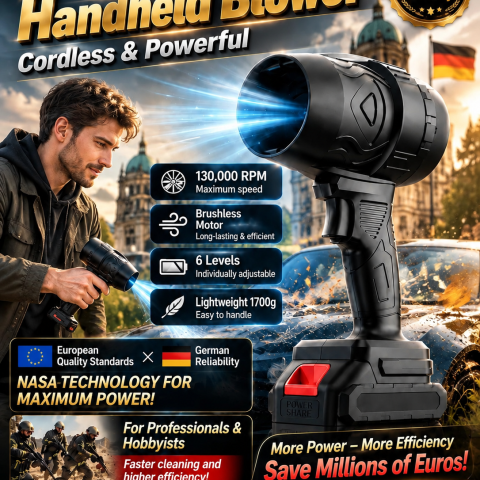 🔥 OFERTA ESPECIAL 🔥 Soplador Turbo Inalámbrico de Alta Potencia