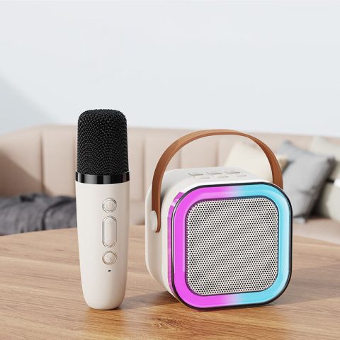 🎁Mini máquina de karaoke con micrófonos inalámbricos