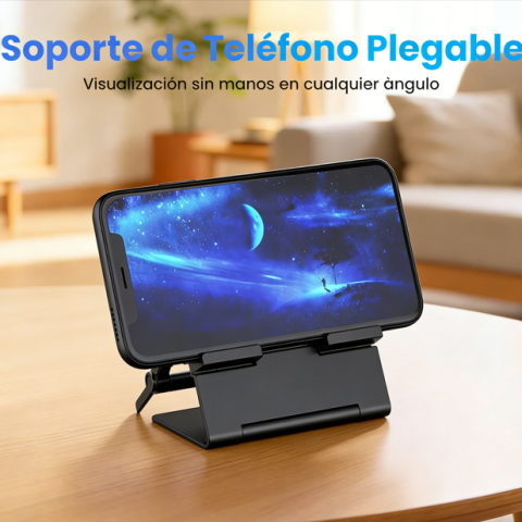 📱 Adaptador de Carga Rápida con Soporte Plegable 360° – Comodidad y Versatilidad para tu Teléfono ⚡✨