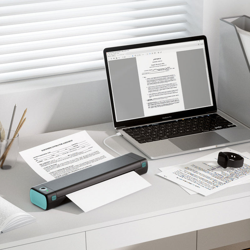 🖨️ Impresora Inalámbrica Portátil – Imprime Fácil y Rápido Desde Cualquier Dispositivo ✨📱