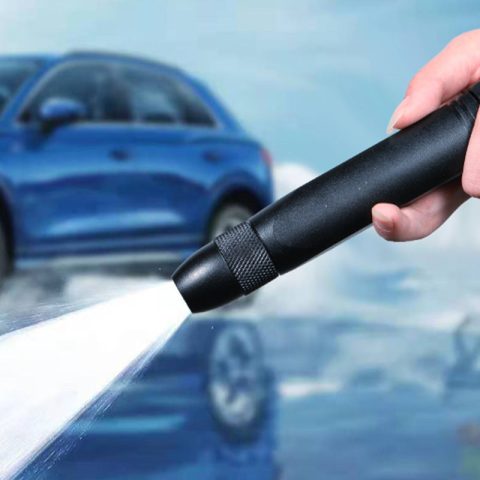 💦 Boquilla de Riego Metálica con Varilla Larga – Ideal para Jardín 🌿 Limpieza 🧽 y Lavado de Autos 🚗