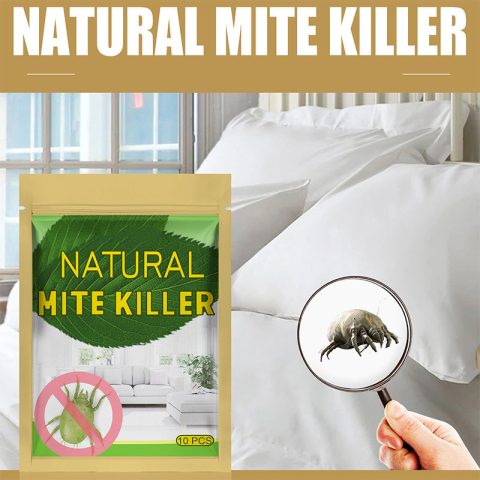 ⏳¡50% DESCUENTO – Último Día! 🌿🛡️ Bolsita Natural Antiácaros – Avalada en EE.UU. • 100% Sin Químicos • Segura para Bebés, Mascotas y Asmáticos 🛏️✨