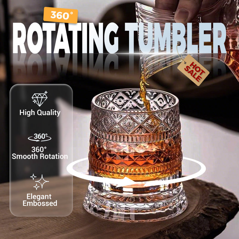 🔥🔥Título del Producto: Vaso Giratorio 360° para Whisky - Compra 2 Envío Gratis