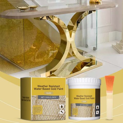 ⏰ ¡Oferta Limitada 50% OFF! 🎨 Pintura Dorada Metálica y Ecológica – Transforma tus Espacios con Lujo 🌿✨