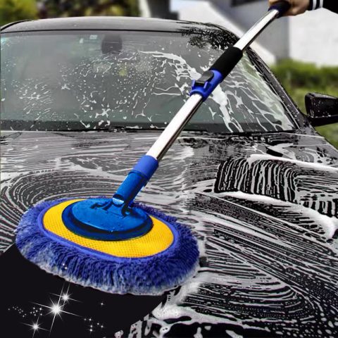 🧹 Fregona Telescópica de Aluminio Duradero – Mango Largo para Limpieza Fácil y Cómoda ✨🏠