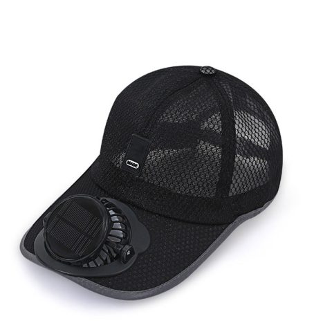 🌞🧢 Gorra de béisbol transpirable con ventilador solar incorporado