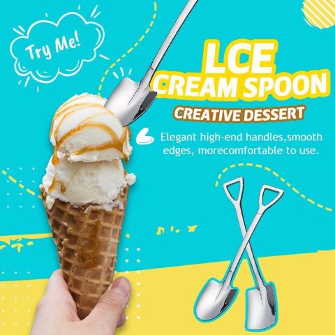 Cuchara Creativa para Helado y Postre (3 Piezas)