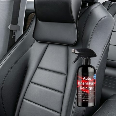 🧽 ¡50% DE DESCUENTO POR TIEMPO LIMITADO! 🚗 Limpiador multiusos para interiores de coche en spray – 200 ml, secado rápido, eliminador de olores ✨