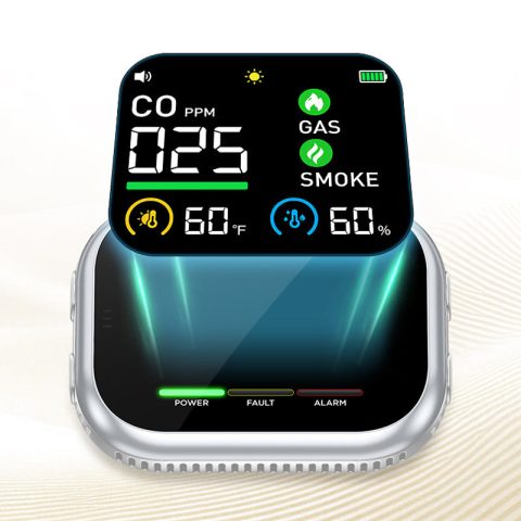 🔥 ¡OFERTA 50% OFF! 🏠🚨 Detector Multigás 6 en 1 con Pantalla LCD – Protección Inteligente Contra CO, Gas, Humo y Riesgos del Hogar ⚡🛡️