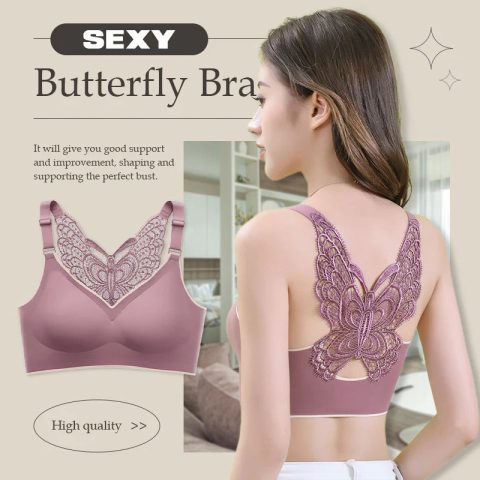 🦋 Sujetador de mariposa sexy | Compra más, recibe más regalos 🎁
