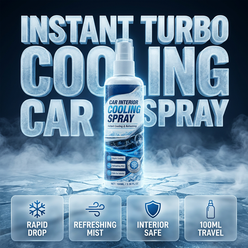 ⏳50% de descuento por tiempo limitado⏰Spray refrigerante instantáneo para coches Turbo | Reductor rápido de temperatura interior | Potenciador seguro del aire acondicionado automático y neutralizador de calor🚗❄️