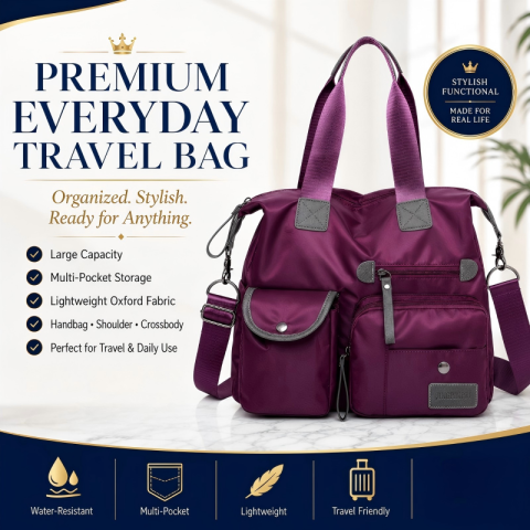 👜💧 Bolso Tote Impermeable Mujer – Gran Capacidad, Protege tus Cosas de la Lluvia y Listo para Todo 🌧️✨