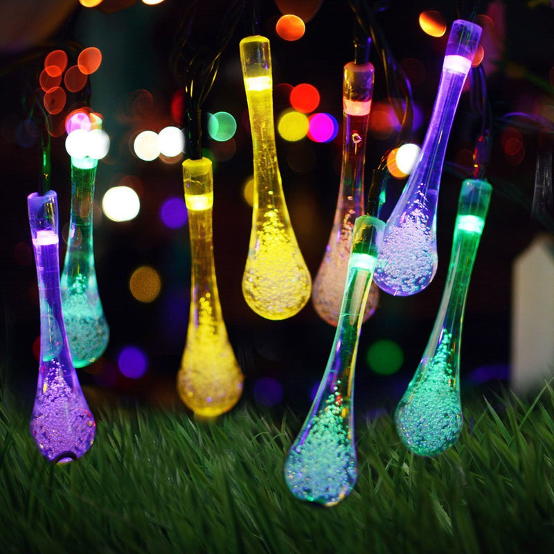 🔥 Promoción del último dÃa 50% de descuento 🎉💧 Luces Solares de Gotas de Agua