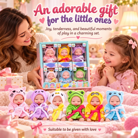 Mini muñecas «Reborn»: muñecas de bebé realistas y muy parecidas a las de verdad